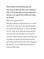 Mặt nạ dưỡng da trị mụn bằng mật ong docx