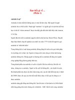 Bạn biết gì về ... (Phần 1) potx