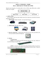 Giáo trình phổ cập tin học