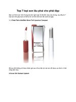 Top 7 loại son lâu phai cho phái đẹp potx