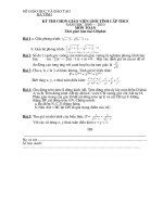 đề thi gv giỏi tỉnh năm 2010