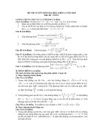 de thi dai hoc lop 12