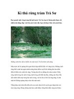 Kì thú rừng tràm Trà Sư pps