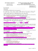 Giải từng câu -Hóa -B -2010