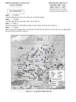 Hướng dẫn chấm môn Địa - Lớp 7 HKII năm học 2009 - 2010