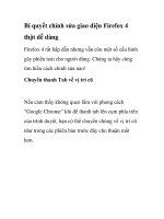 Bí quyết chỉnh sửa giao diện Firefox 4 thật dễ dàng pps