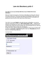 Làm chủ Blackberry phần 5 pptx