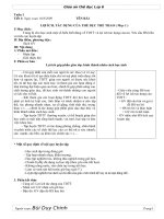 giáo án thể dục 6 chi tiết cả năm