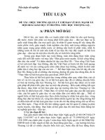 ĐỀ TÀI : HIỆU TRƯỞNG QUẢN LÝ CHỈ ĐẠO VỀ ĐẨY MẠNH XÃ HỘI HOÁ GIÁO DỤC Ở TRƯỜNG TIỂU HỌC THƯỢNG LỘ .