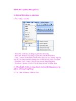 BẢNG BIỂU (Office 2003) (phần 2) potx