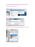 Cách làm mịn da dùng Photoshop mà không cần Addons (phần 2) pps