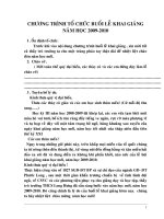 Lễ khai giảng năm học mới