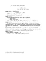 Đề toán 12-Lớp4