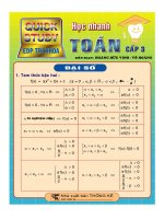 Giúp học nhanh toán cấp 3 phần1