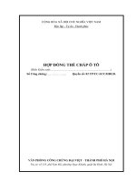 Mẫu 2009-38B HỢP ĐỒNG THẾ CHẤP Ô TÔ CỦA BÊN THỨ 3 (2 bên kí) pdf