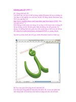 Chữ kẹo gôm 3D ( phần 1 ) doc