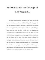 NHỮNG CÂU HỎI THƯỜNG GẶP VỀ I-ỐT PHÓNG XẠ pps