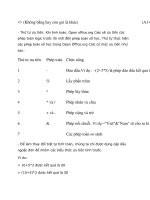 Open Office toàn tập part 2 ppt