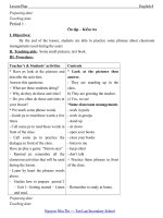 Giáo án Anh 8 cả năm