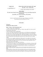 Nghị định: Về chính sách khuyến khích xã hội hóa đối với các hoạt động trong lĩnh vực giáo dục, dạy nghề, y tế, văn hóa, thể thao, môi trường. pdf