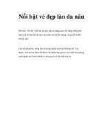 Nổi bật vẻ đẹp làn da nâu ppsx