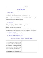 Giáo án vật lý lớp 6 - Tiết 33 ppt