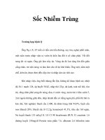 Sốc Nhiễm Trùng pptx