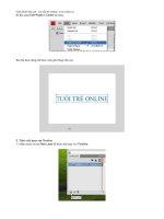 Tạo ảnh động theo phương pháp frame by frame và motion tween part5 pot