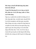 Kho công cụ chuyển đổi định dạng nhạc phim hoàn toàn miễn phí pdf