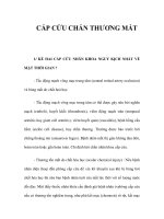 CẤP CỨU CHẤN THƯƠNG MẮT pptx