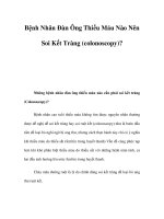 Bệnh Nhân Đàn Ông Thiếu Máu Nào Nên Soi Kết Tràng (colonoscopy)? pps