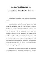 Ung Thư Não Tế Bào Hình Sao (Astrocytoma) - Nhức Đầu Và Bướu Não pdf