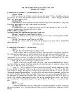 ĐỀ ĐÁP ÁN MÔN LỊCH SỬ THI CAO ĐẲNG KHỐI  C NĂM 2010