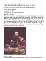 Tập ăn chay là nuôi dưỡng lòng từ bi