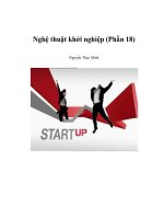 Nghệ thuật khởi nghiệp (Phần 18) docx