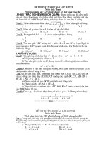 đê thi thủ vào thpt nam dinh