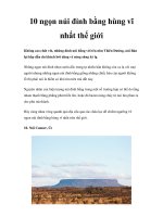 10 ngọn núi đỉnh bằng hùng vĩ nhất thế giới pdf