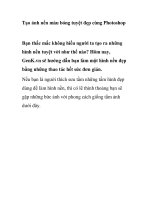 Tạo ảnh nền màu bóng tuyệt đẹp cùng Photoshop ppsx