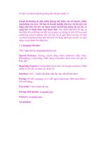 10 dịch vụ email marketing hàng đầu thế giới (phần 1) pptx