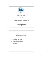 Kinh tế Môi trường - Phương pháp đánh giá hưởng thụ doc