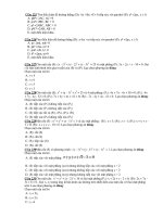 Ôn tập môn Toán : Tự luận và Trắc nghiệm part 5 pps