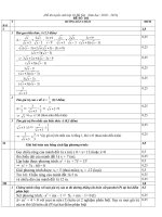 Hướng dẫn giải đề thi vào 10 năm 2010 -2011(34 tỉnh thành)