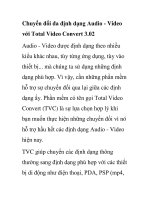 Chuyển đổi đa định dạng Audio - Video với Total potx