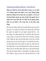 Tăng hiệu quả phòng chống lao - Làm thế nào? pot