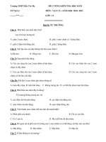 Đề cương kiểm tra lớp 11 học kỳ II - Môn Vật lý part 2 ppt