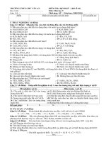 Đề KT Hóa 9 (1) có đáp án