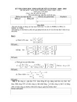 Đề+ĐA thi HSG casio 8