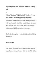 5 giao diện cực đỉnh dành cho Windows 7 tháng này pptx