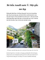Bờ biển Amalfi nước Ý: Một giấc mơ đẹp pot