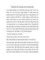 Nguyên tắc dưỡng sinh trường thọ pot